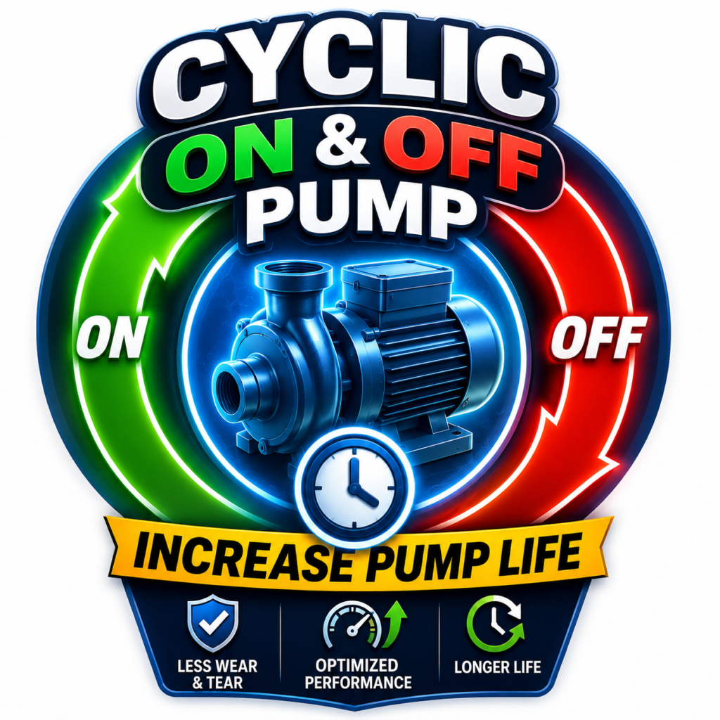 Increase pump life by duty cycle management