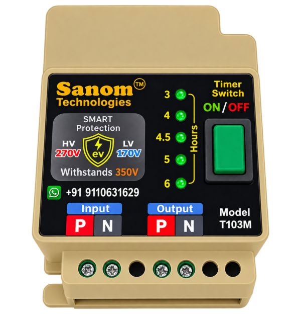 EV Charger Timer with Voltage Guard