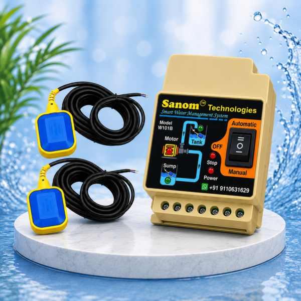 Fully Automatic Water Level Controller with Two Float Switches