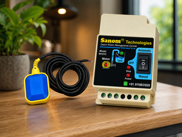 Fully Automatic Water Level Controller with one Float Switch