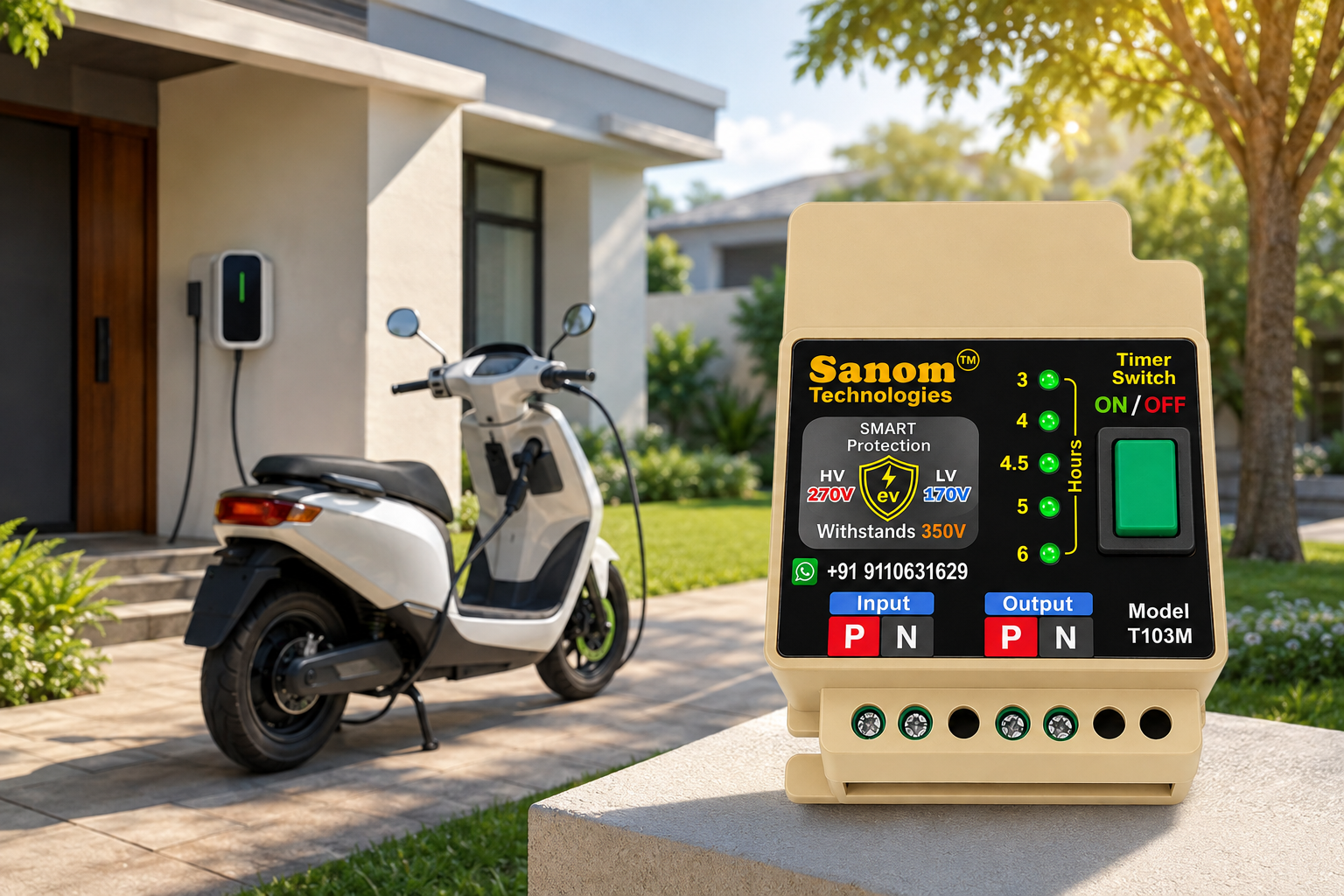 Smart Voltage Prtoector and Auto Cutoff timer